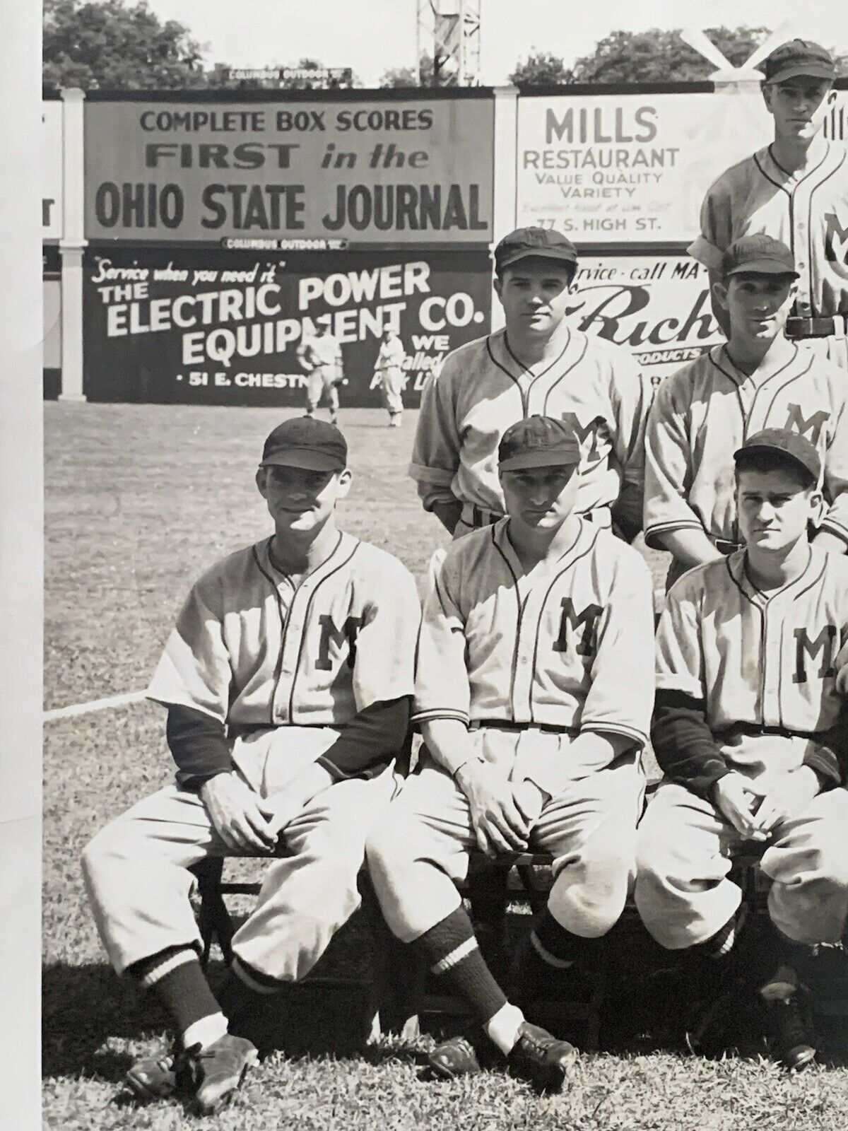 Stunning 1937 Milwaukee Brewers Minor League AA 12x20 Team Photo w/ Ken Keltner