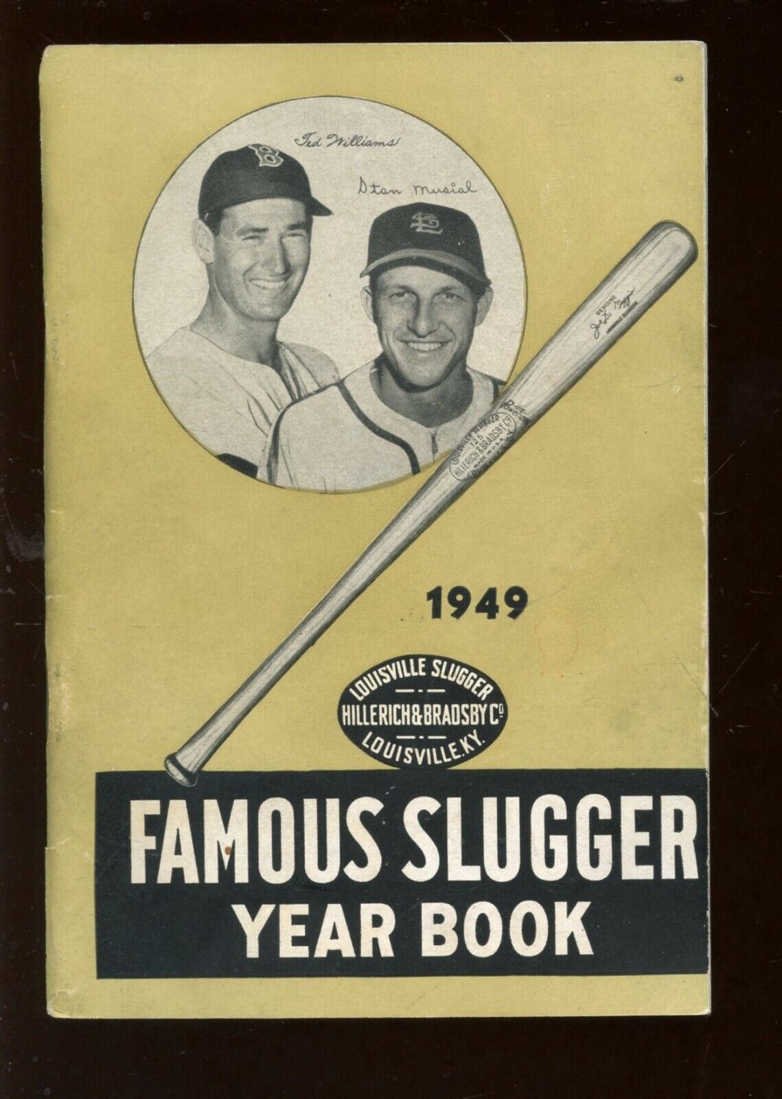 1949 Louisville Slugger Famous Sluggers Yearbook Ted Williams Stan Musial