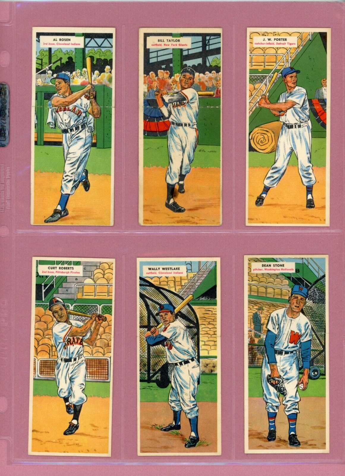 1955 Topps Double Headers Starter Set Lot of 34 Diff Baseball Cards mixed grades