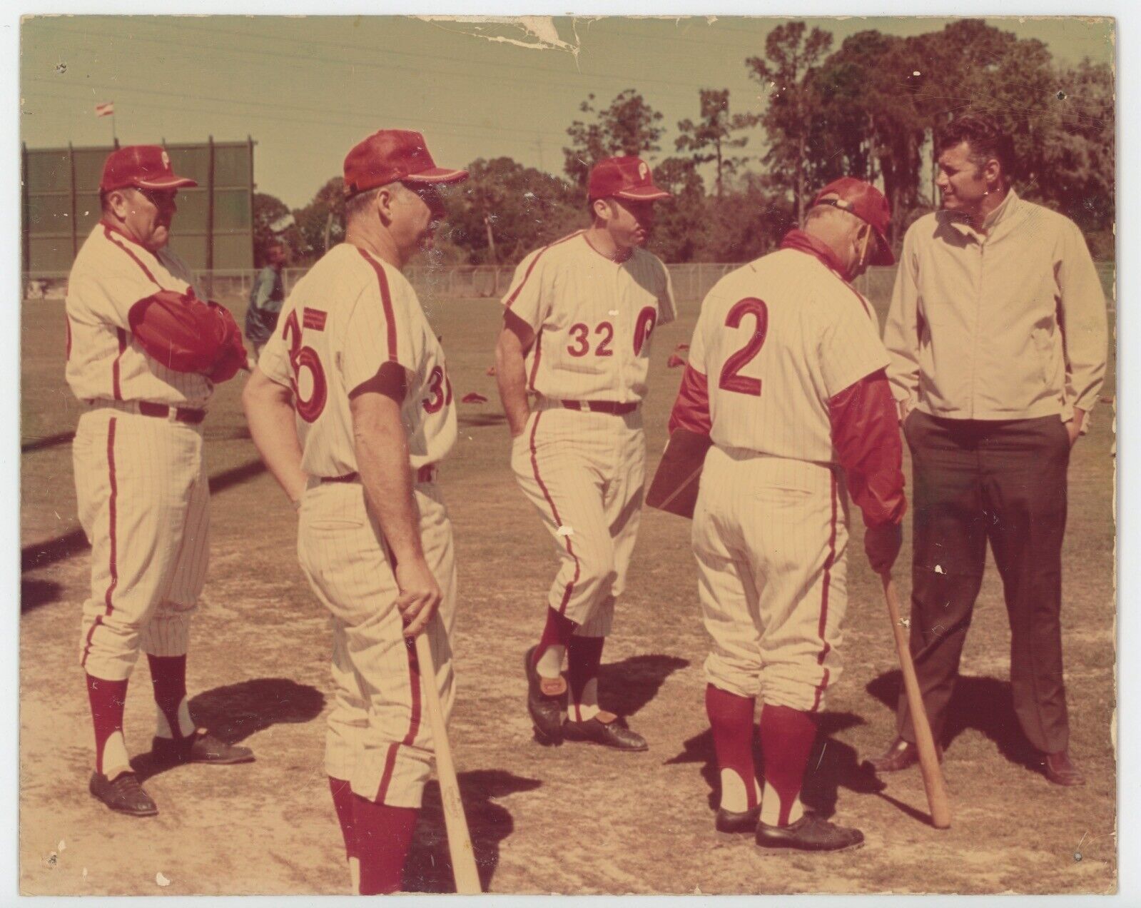 Lot of 21 Andy Seminick Vintage Photos : Chattanooga Lookouts ; Reds ; Phillies