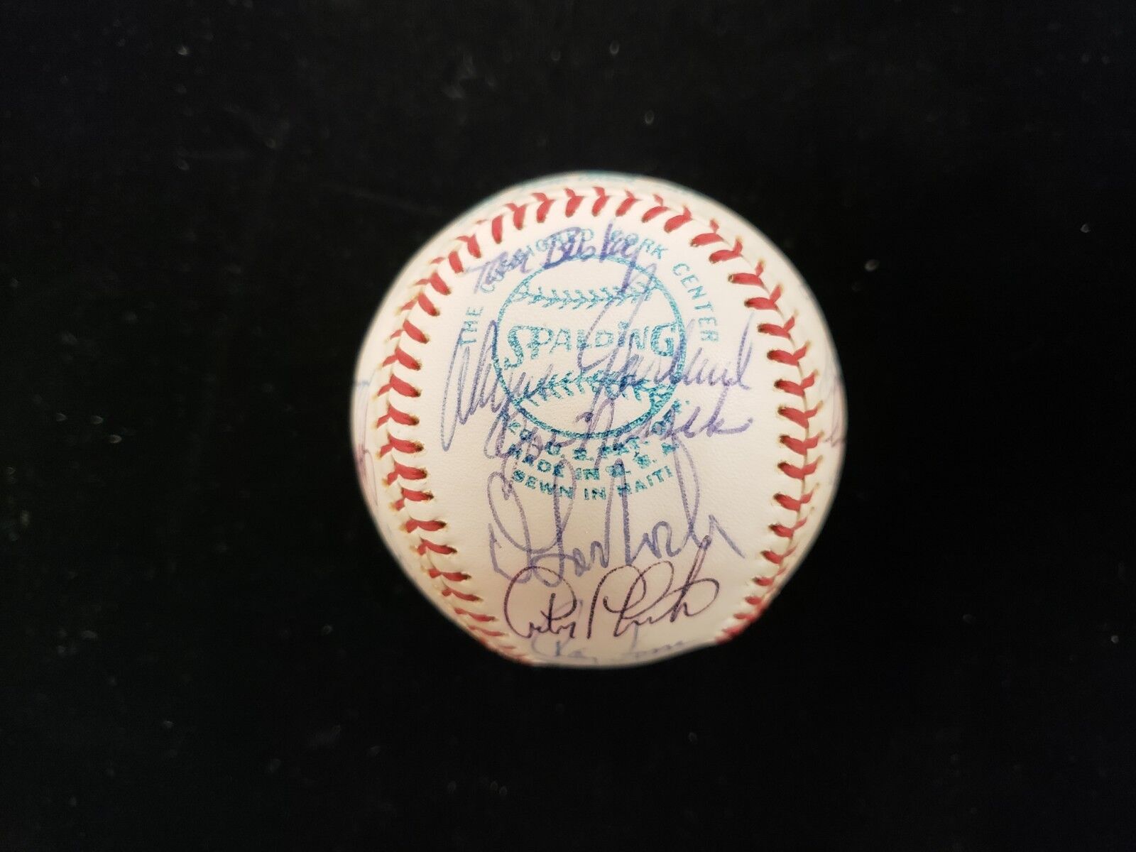 1977 Cleveland Indians Autographed Baseball - 25 Signatures - JSA LOA