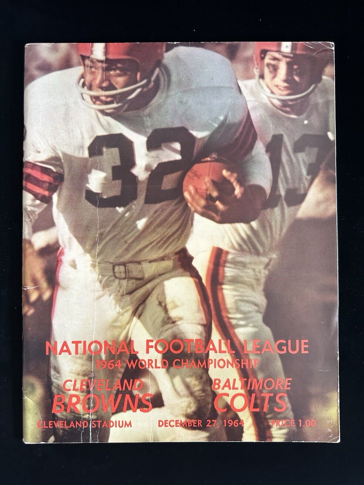 December 27, 1964 NFL Championship Football Program Colts @ Browns w/ Jim Brown