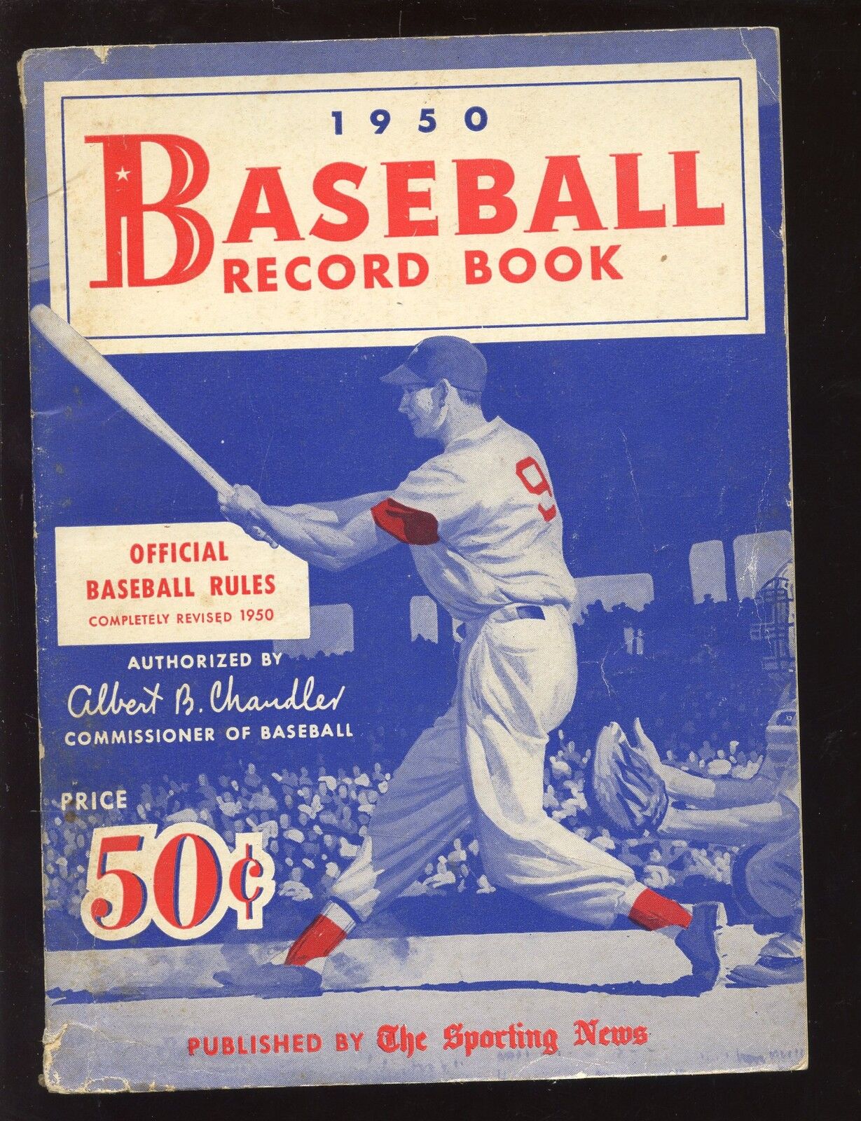 1950 The Sporting News Baseball Record Book VGEX