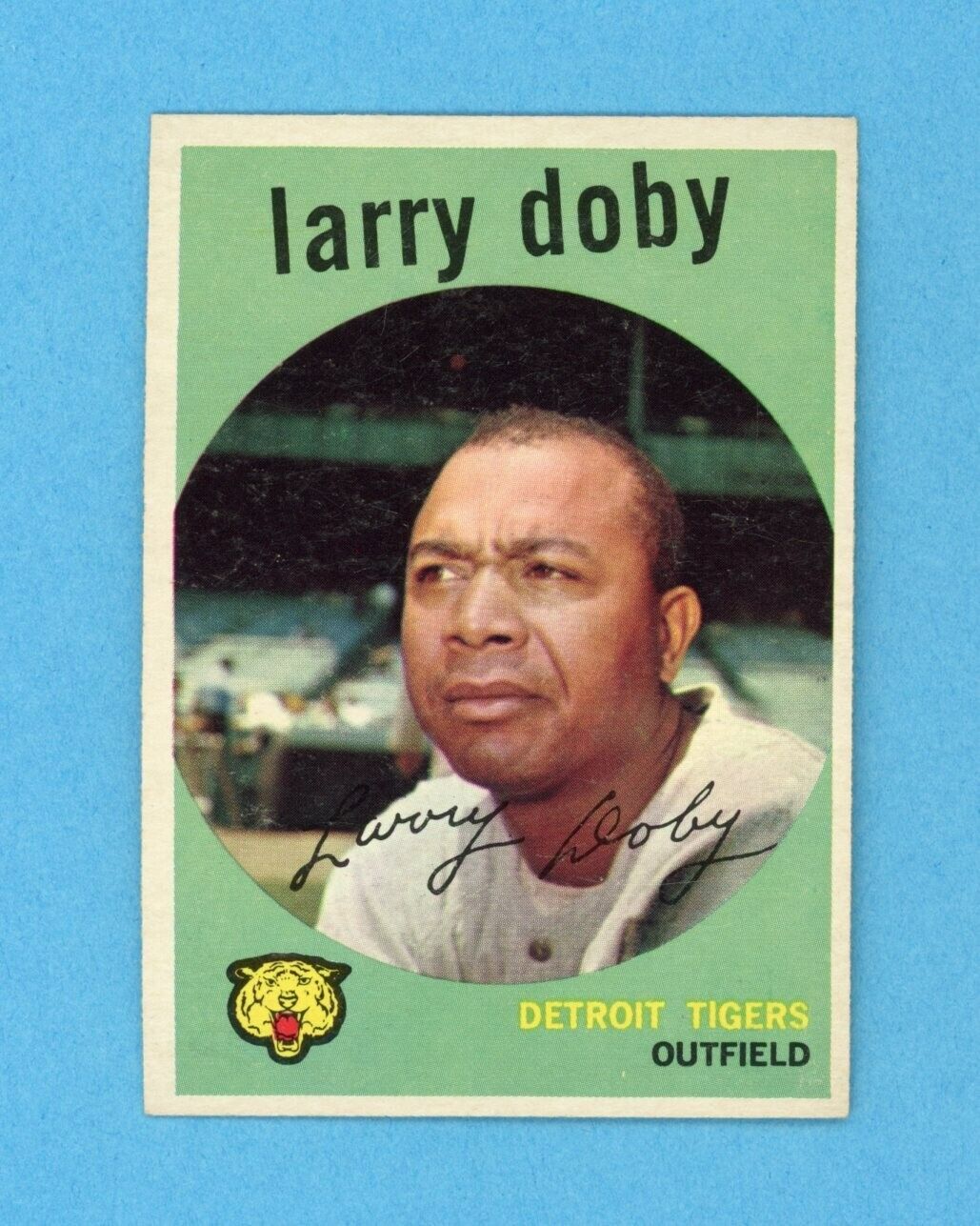 1959 Topps #455 Larry Doby Detroit Tigers Baseball Card Ex/Mt