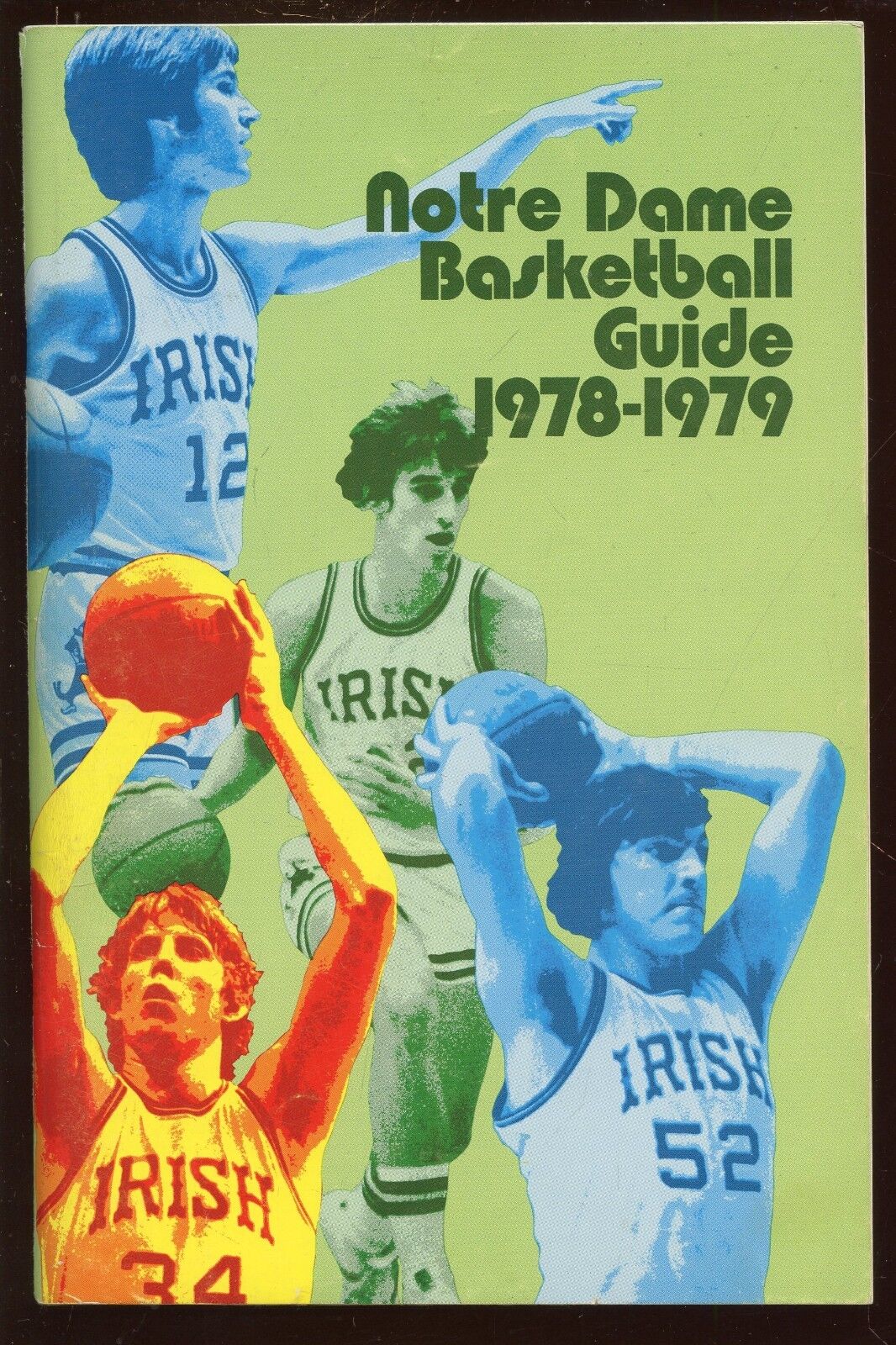 1978/1979 NCAA Basketball Notre Dame Yearbook With Bill Lambeer EX+