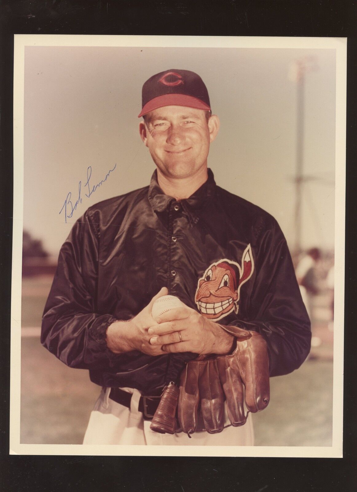 Bob Lemon Cleveland Indians 8x10 Photo Autographed w/ B&E Hologram