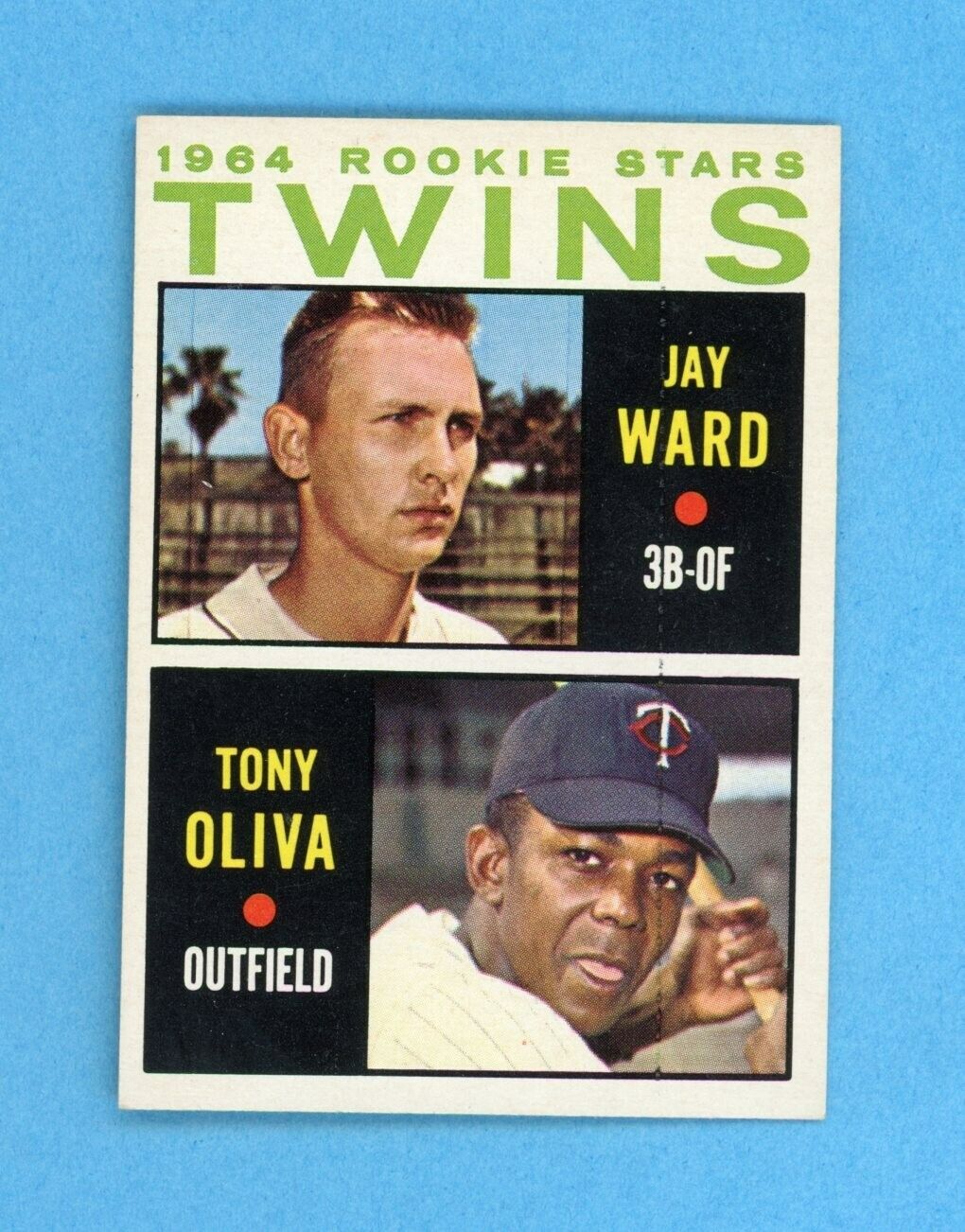 1964 Topps #116 Tony Oliva Minnesota Twins Rookie Baseball Card Ex/Mt-NM prt ln