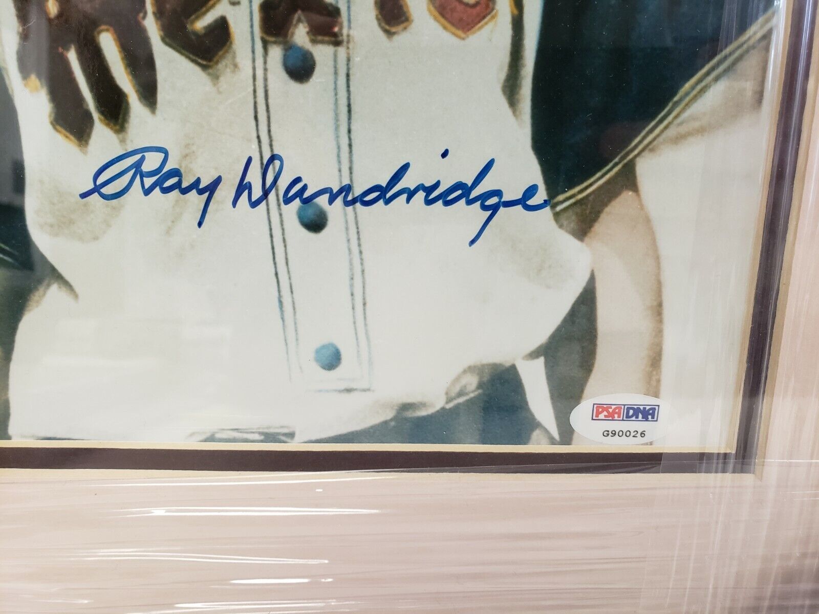 Ray Dandridge HOFer Autographed & Framed 8x10 Color Photo PSA DNA