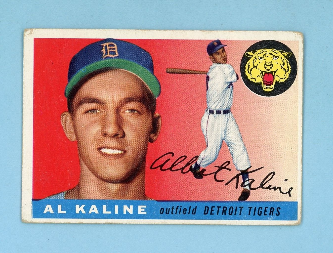 1955 Topps #4 Al Kaline Detroit Tigers Baseball Card Low Grade