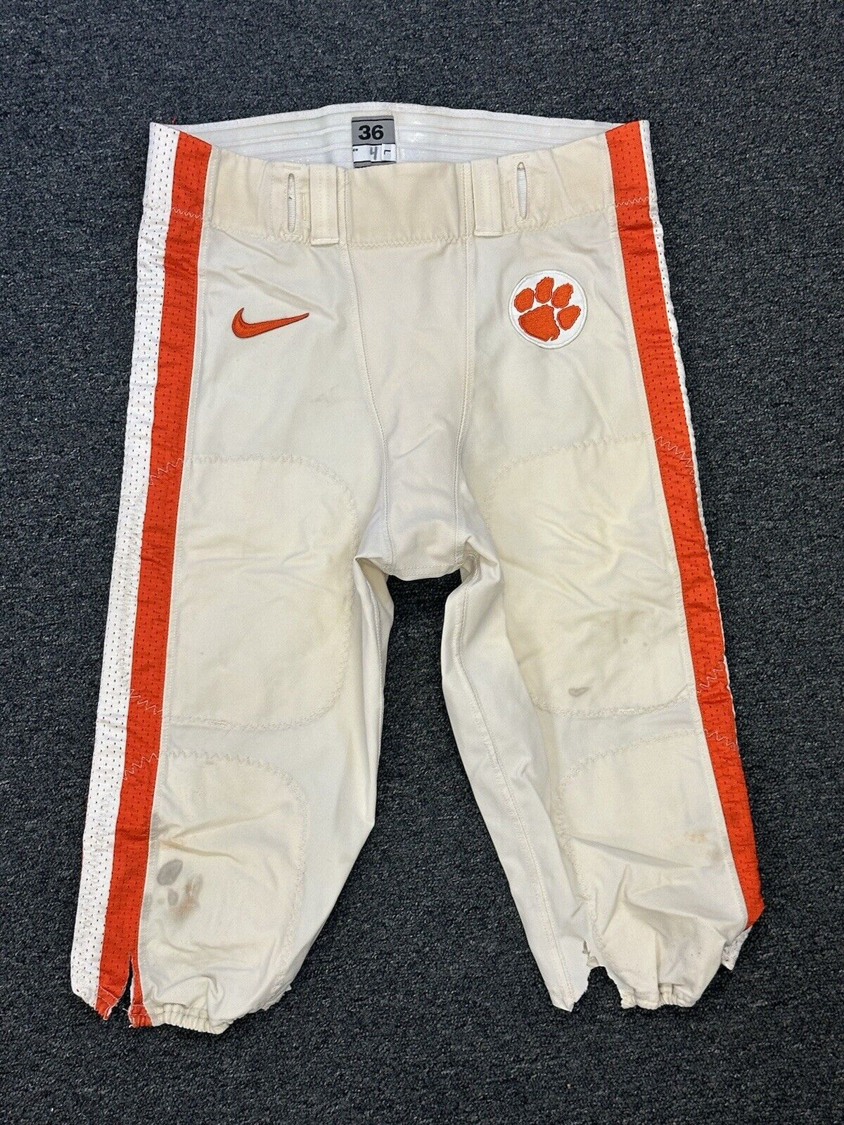 circa 2000’s Clemson Tigers #4 GAME USED Nike NCAA College Football Pants