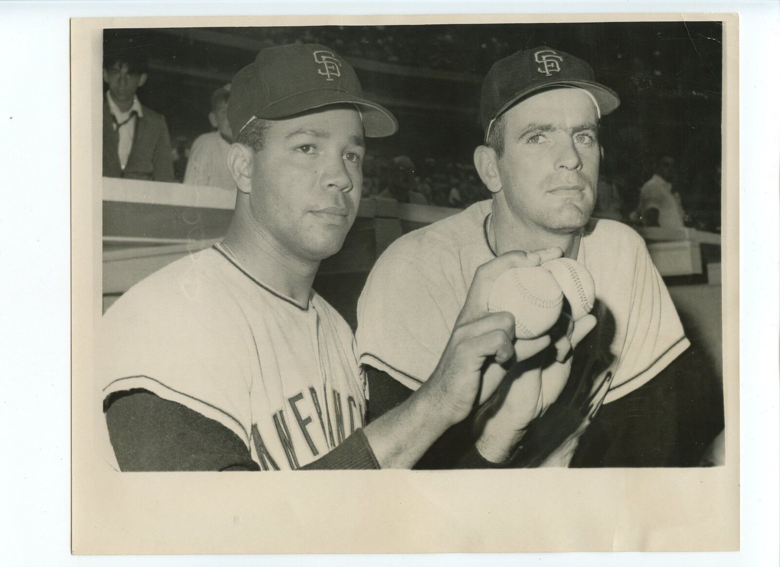 August 3 1966 Juan Marichal & Gaylord Perry 8 X 10 Wire Photo