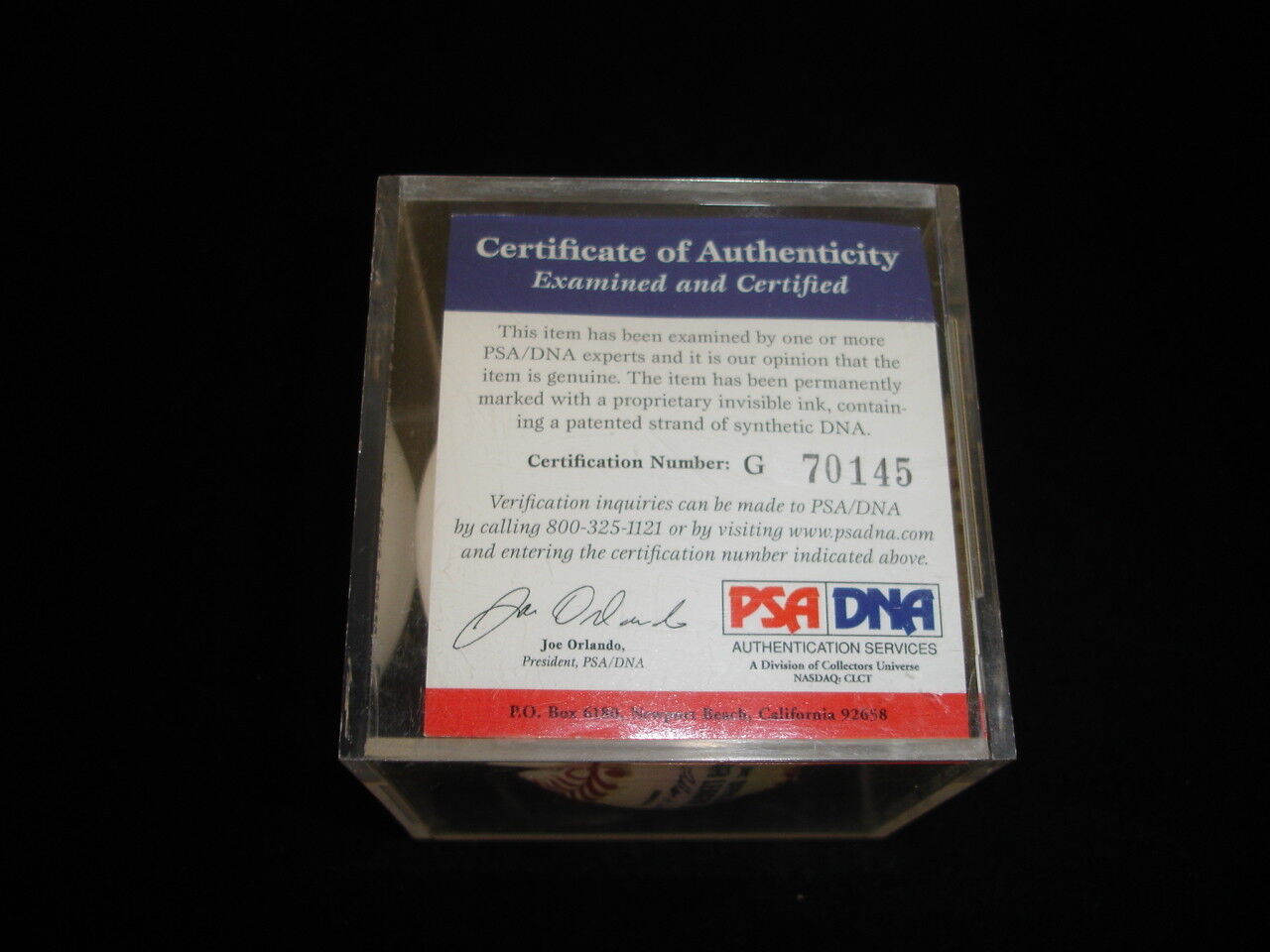 Rusty Torres 1980 Royals AL Champs Signed Official ML Selig Baseball PSA DNA 