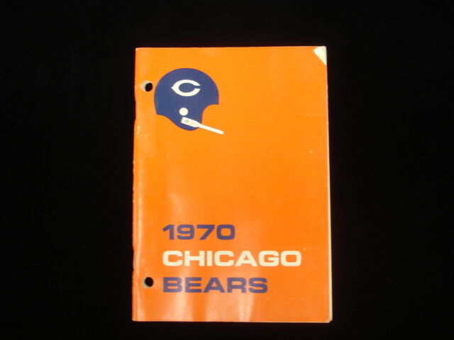 1970 Chicago Bears Media Guide EX+