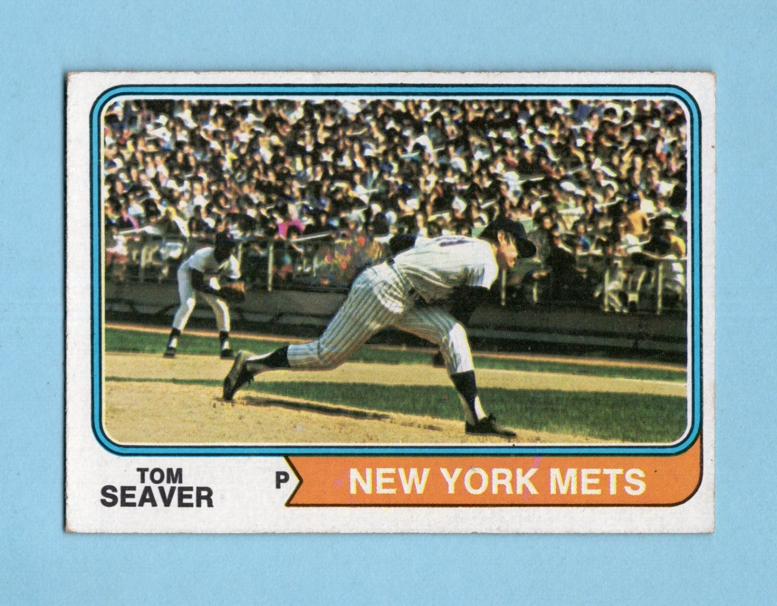 1974 Topps #80 Tom Seaver New York Mets Baseball Card EX