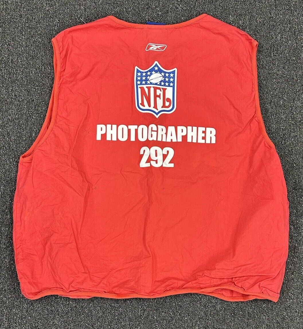 1990s Game Used Photographer’s Cotton Vest-Style Lightweight Jacket size 2XL