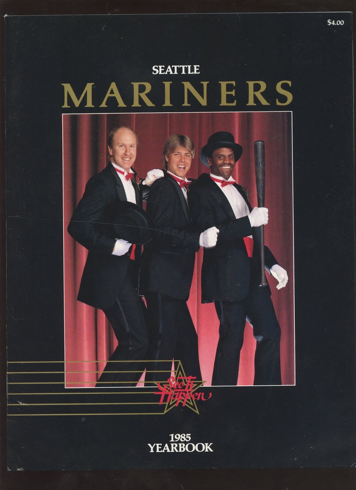 1985 Seattle Mariners Baseball Yearbook NRMT