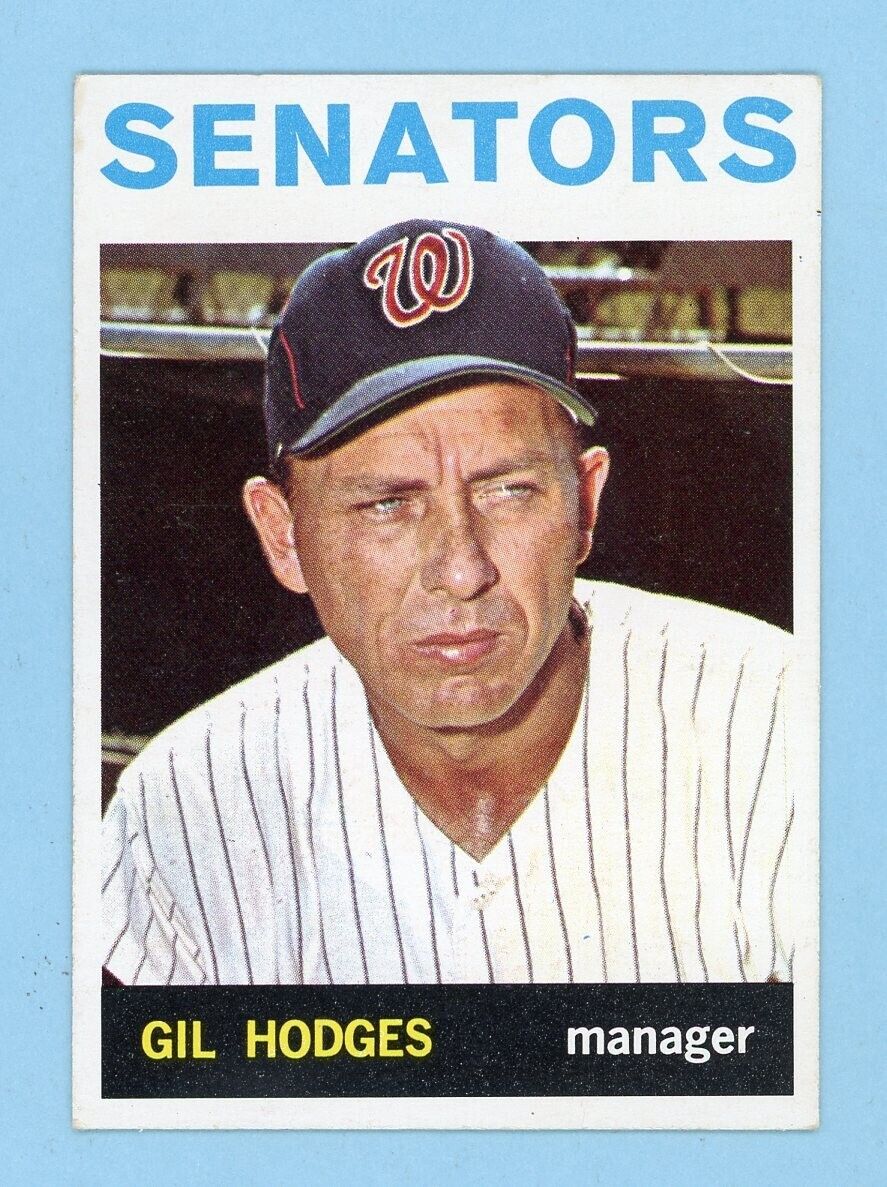 1964 Topps #547 Gil Hodges Wash Senators High Number Baseball Card EX++