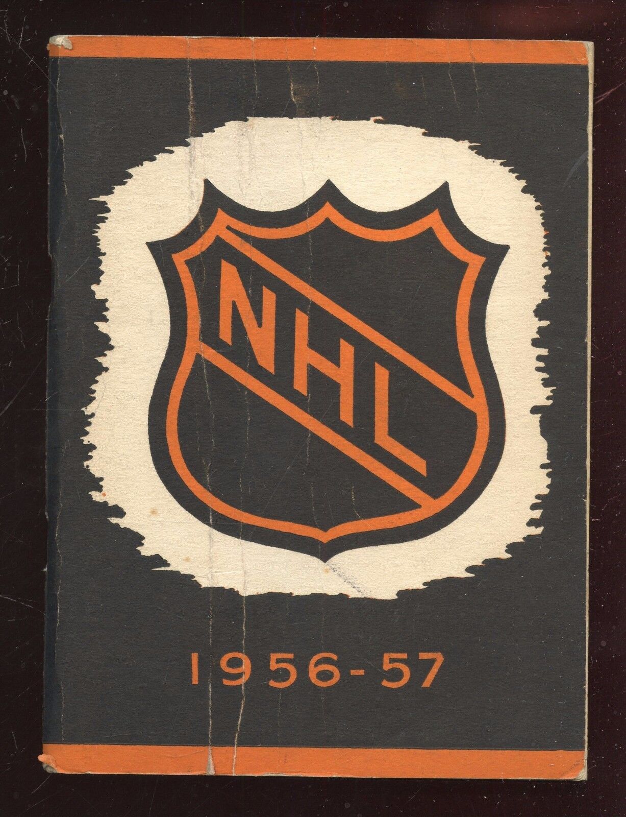 1956/1957 NHL Hockey Press Radio Media Guide