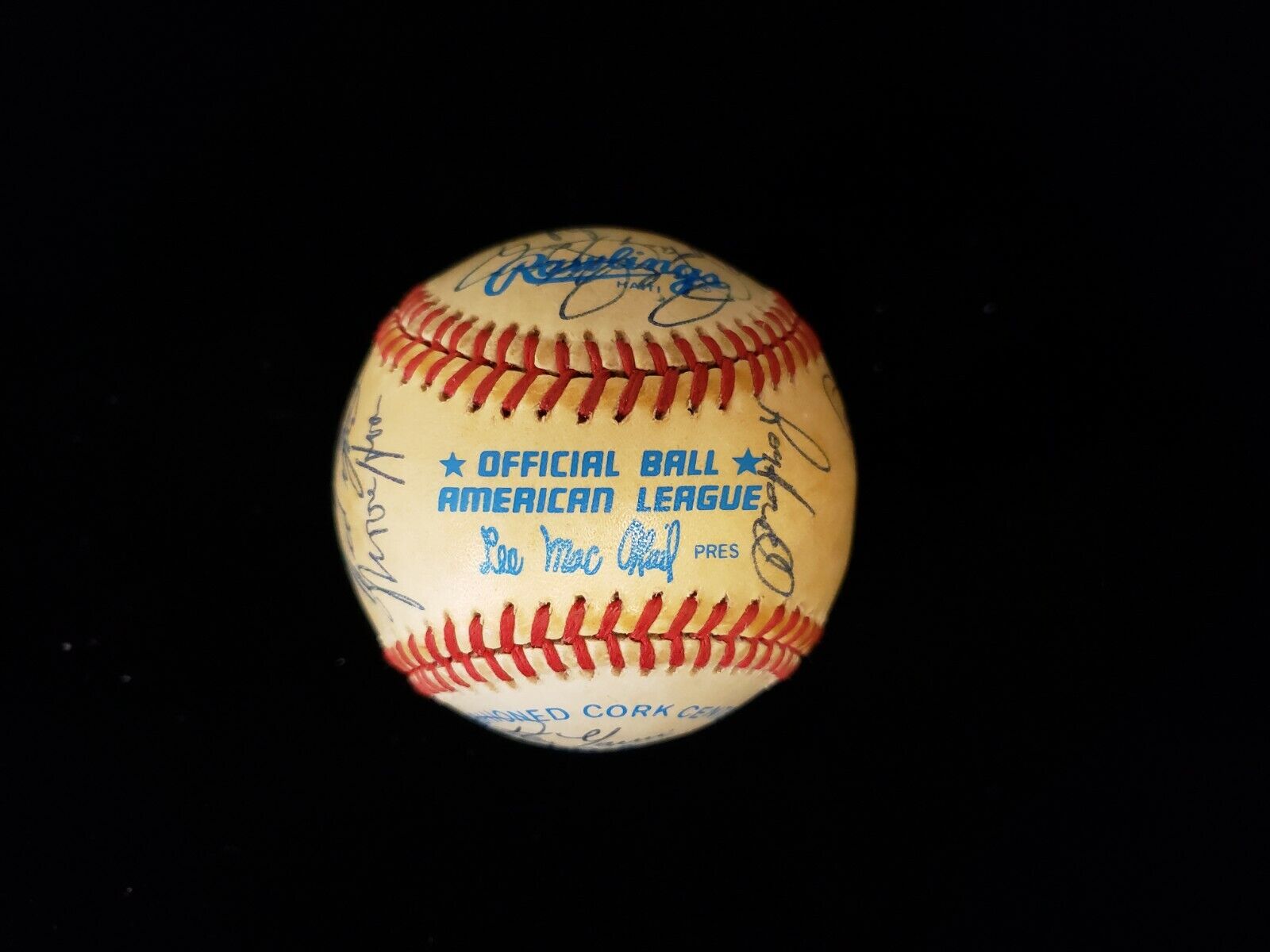 1983 Milwaukee Brewers Autographed AL Baseball - 24 Signatures!