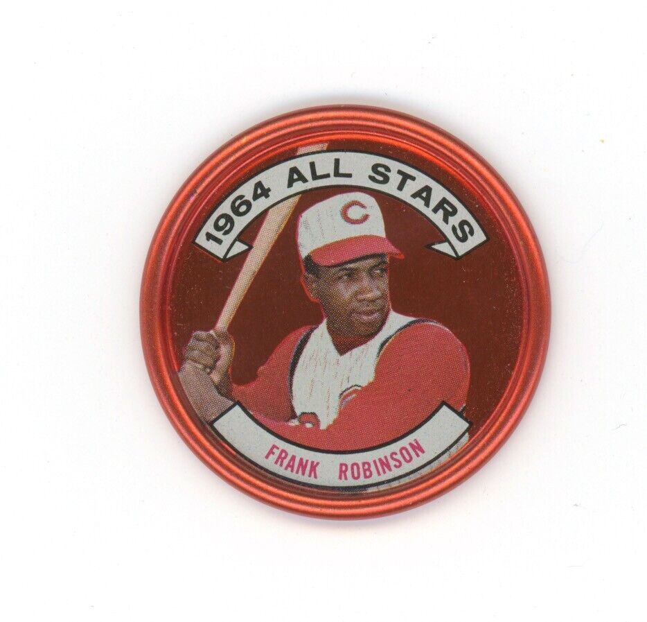 1964 Topps Coin #154 Frank Robinson All-Star Cincinnati Reds Baseball Coin