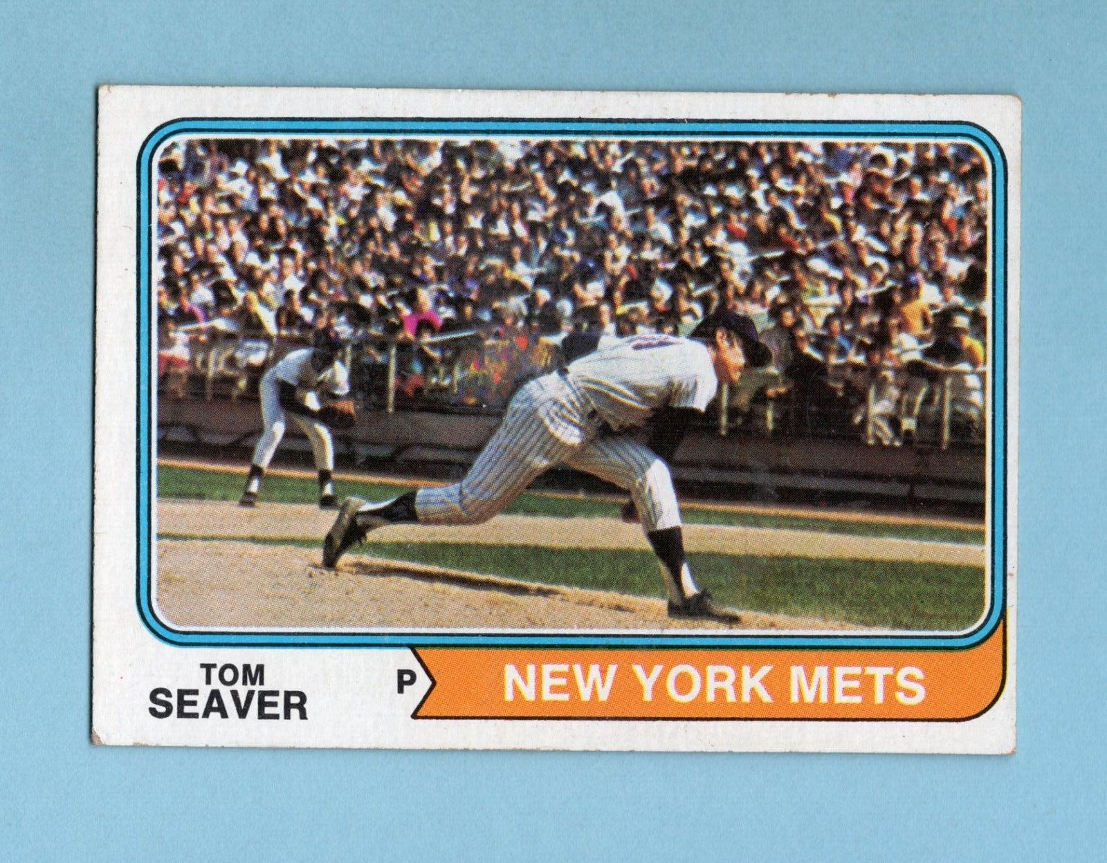 1974 Topps #80 Tom Seaver New York Mets Baseball Card EX o/c