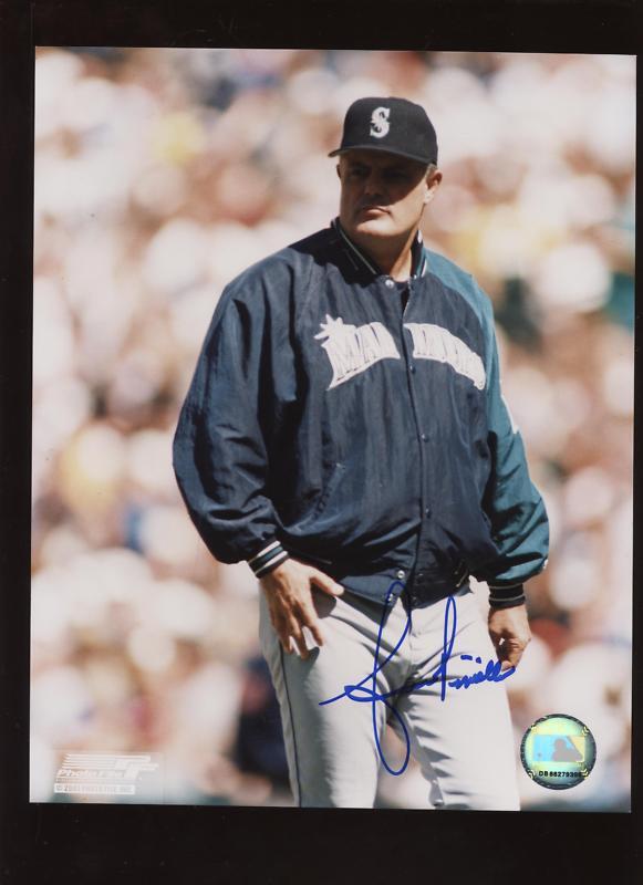 Lou Pinella Seattle Mariners Autograph Photo B & E #3