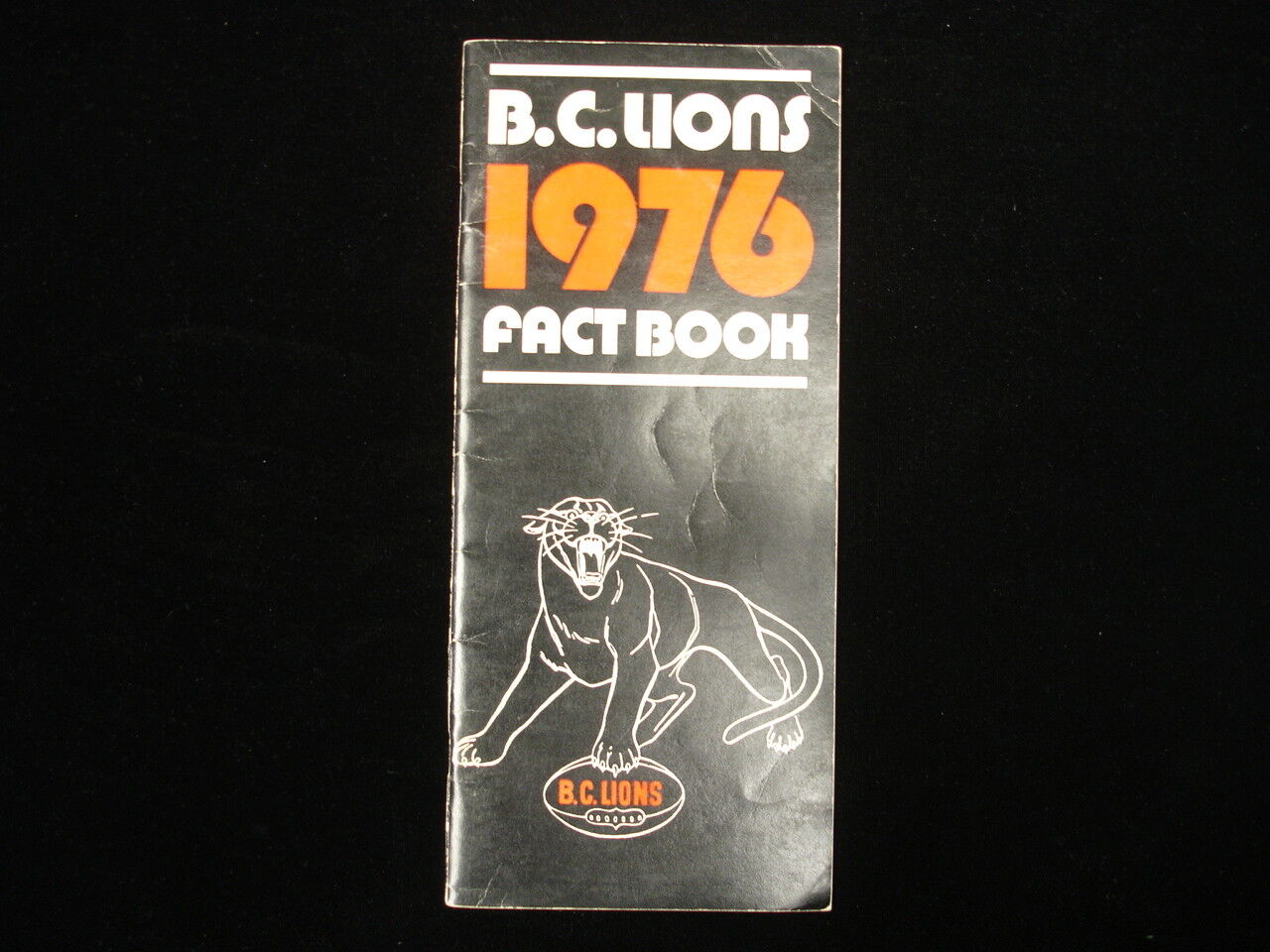 1976 British Columbia Lions CFL Media Guide