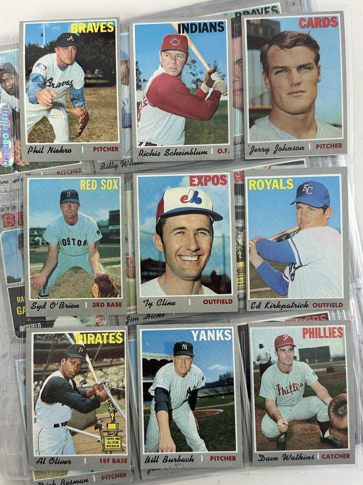 1970 Topps Baseball Starter Set / Lot of 484 Different w/ HOFers - VG-EX/EX