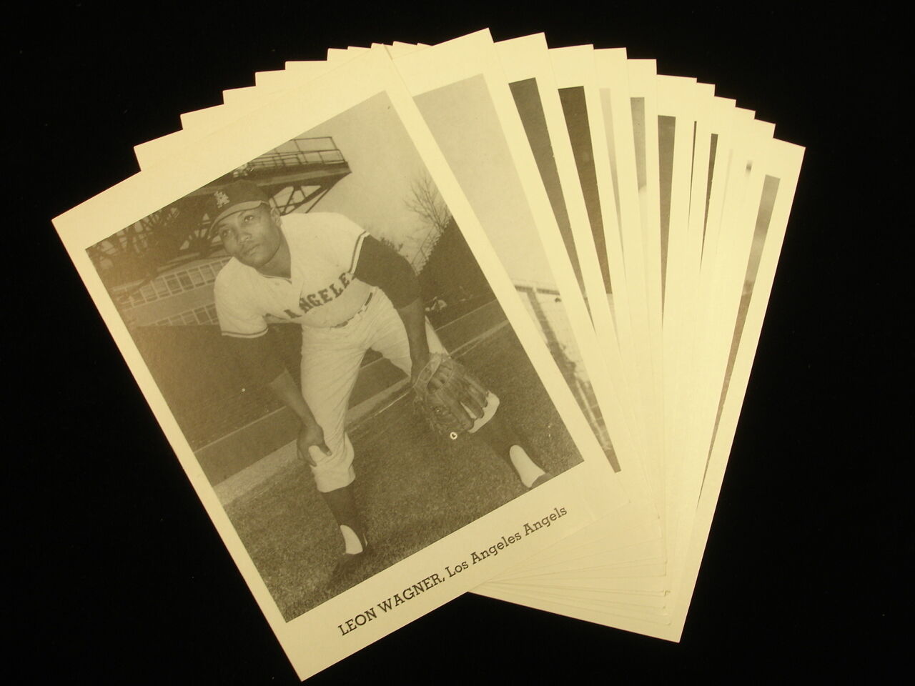 Set of 12 1960’s Jay Publishing Los Angeles Angels Photographs – 5×7