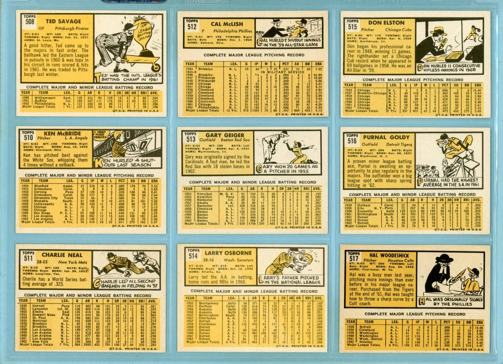 1963 Topps Starter Set Lot of 67 Diff Semi-High Number Baseball Cards Ex/Mt - NM