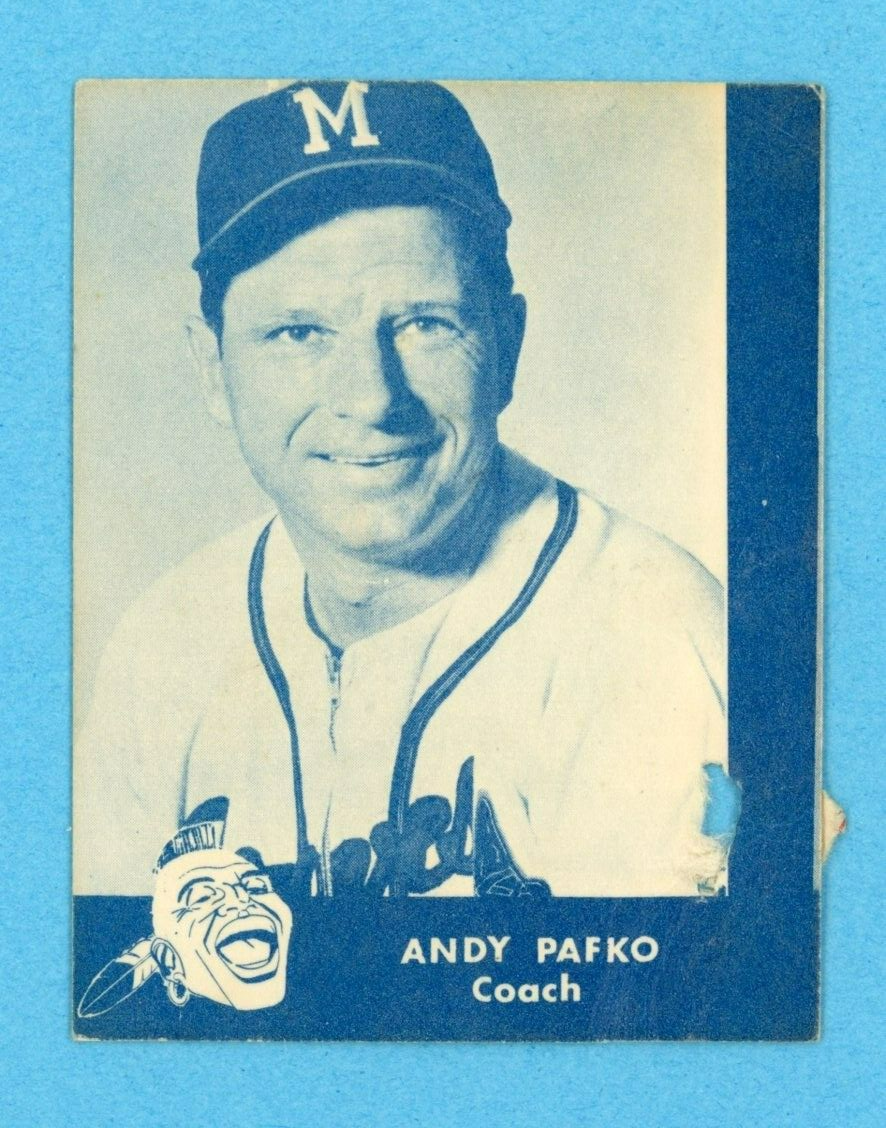 1960 Lake To Lake Andy Pafko Milwaukee Braves Baseball Card Low Grade