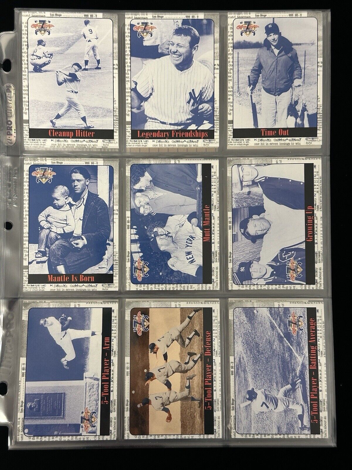 1997 Scoreboard Mickey Mantle New York Yankees Complete Set of 75 - NM-MT w/ Box