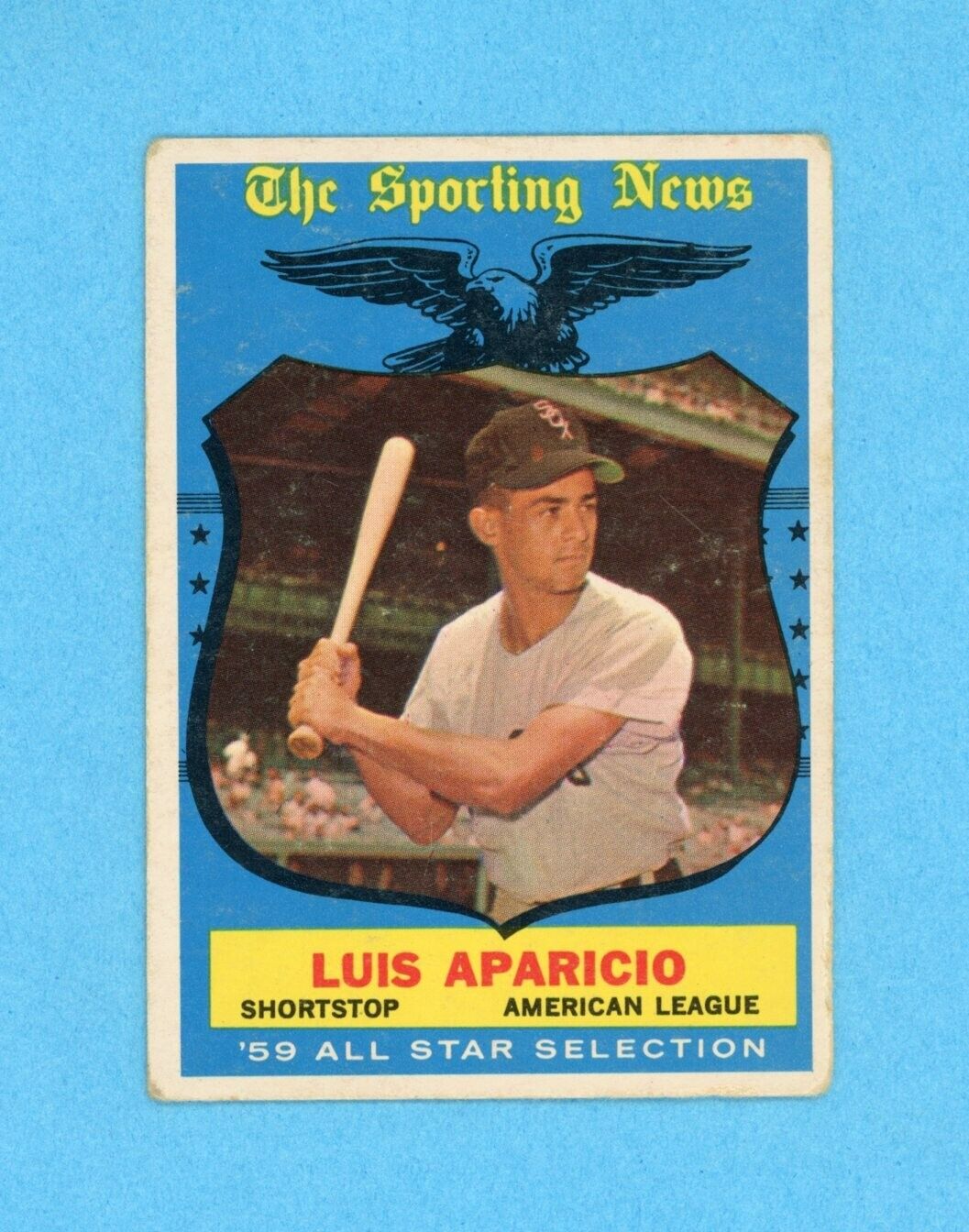 1959 Topps #560 Luis Aparicio All-Star Chicago White Sox Baseball Card VG