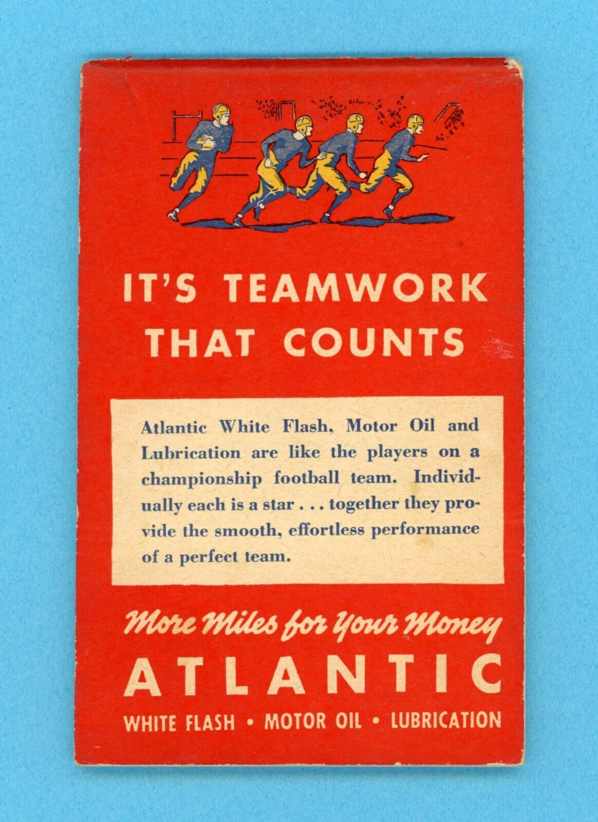 1937 Atlantic College Football Schedule Booklet