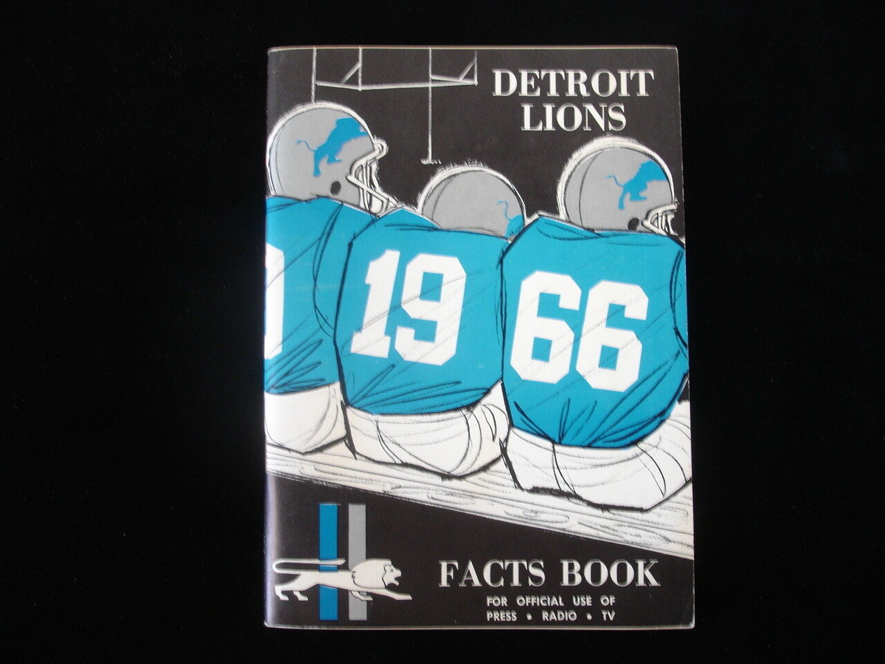 1966 Detroit Lions Media Guide