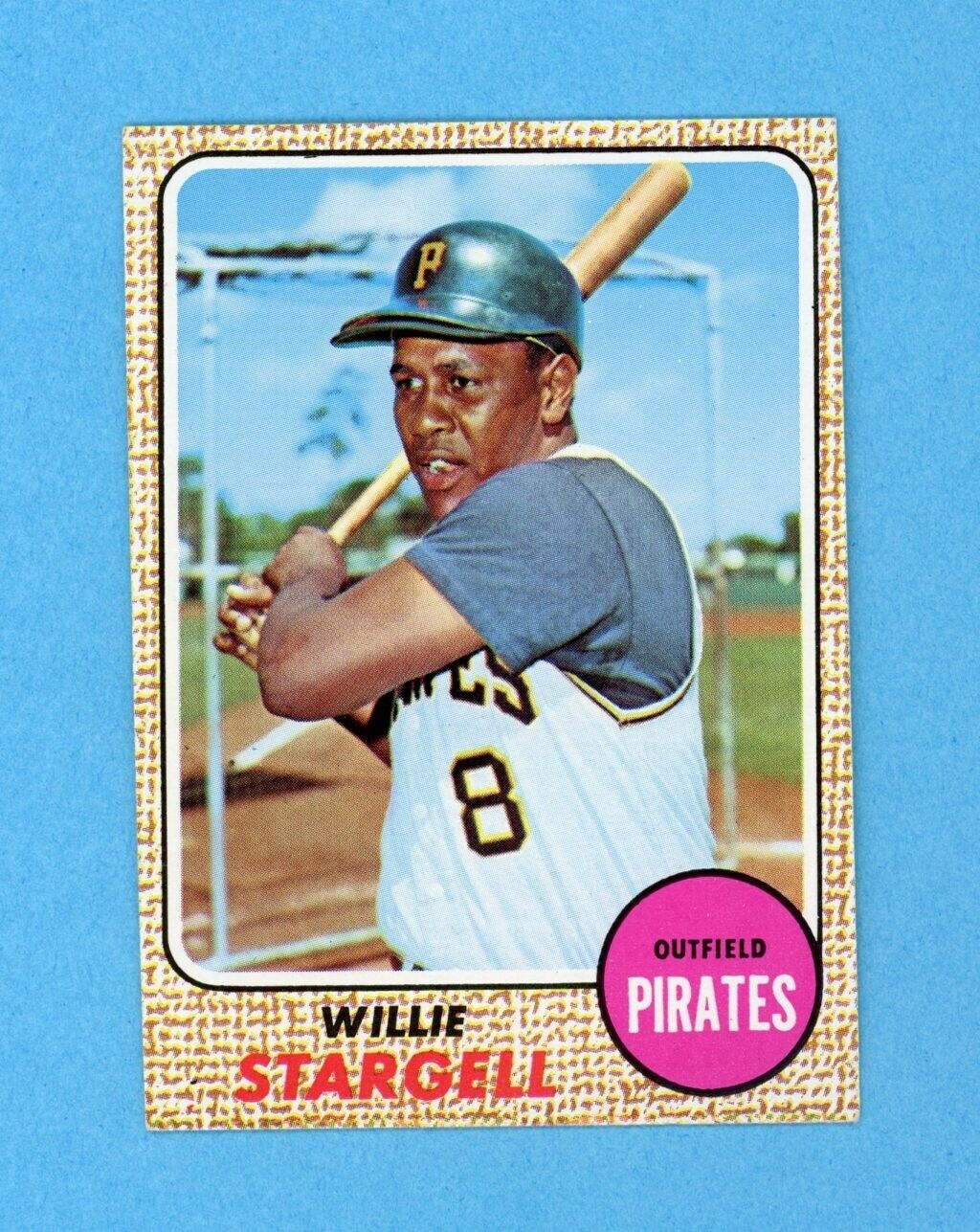 1968 Topps #86 Willie Stargell Pittsburgh Pirates Baseball Card EX+ - Ex/Mt ds