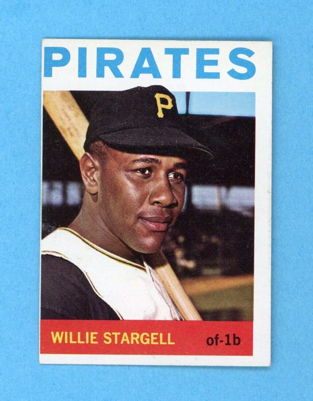 1964 Topps #342 Willie Stargell Pittsburgh Pirates Baseball Card EX+-Ex/Mt o/c