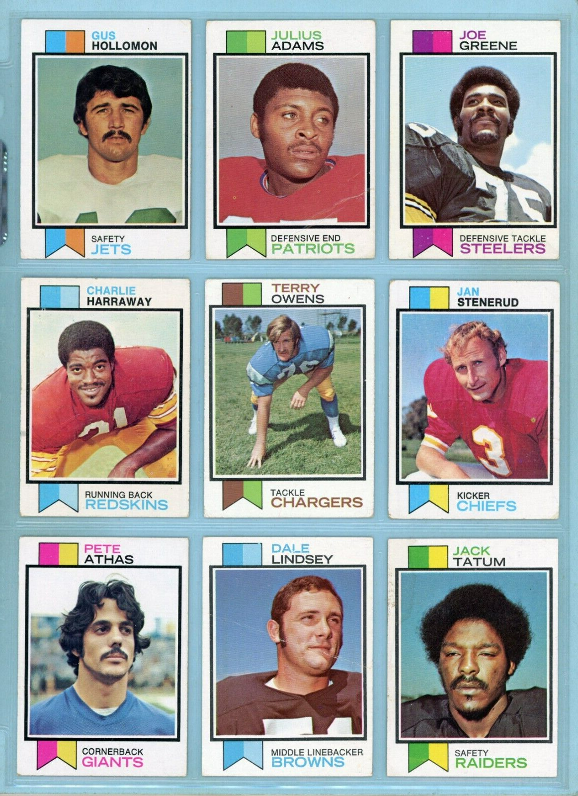 1973 Topps Starter Set Lot of 402 Different Football Cards Low Grade