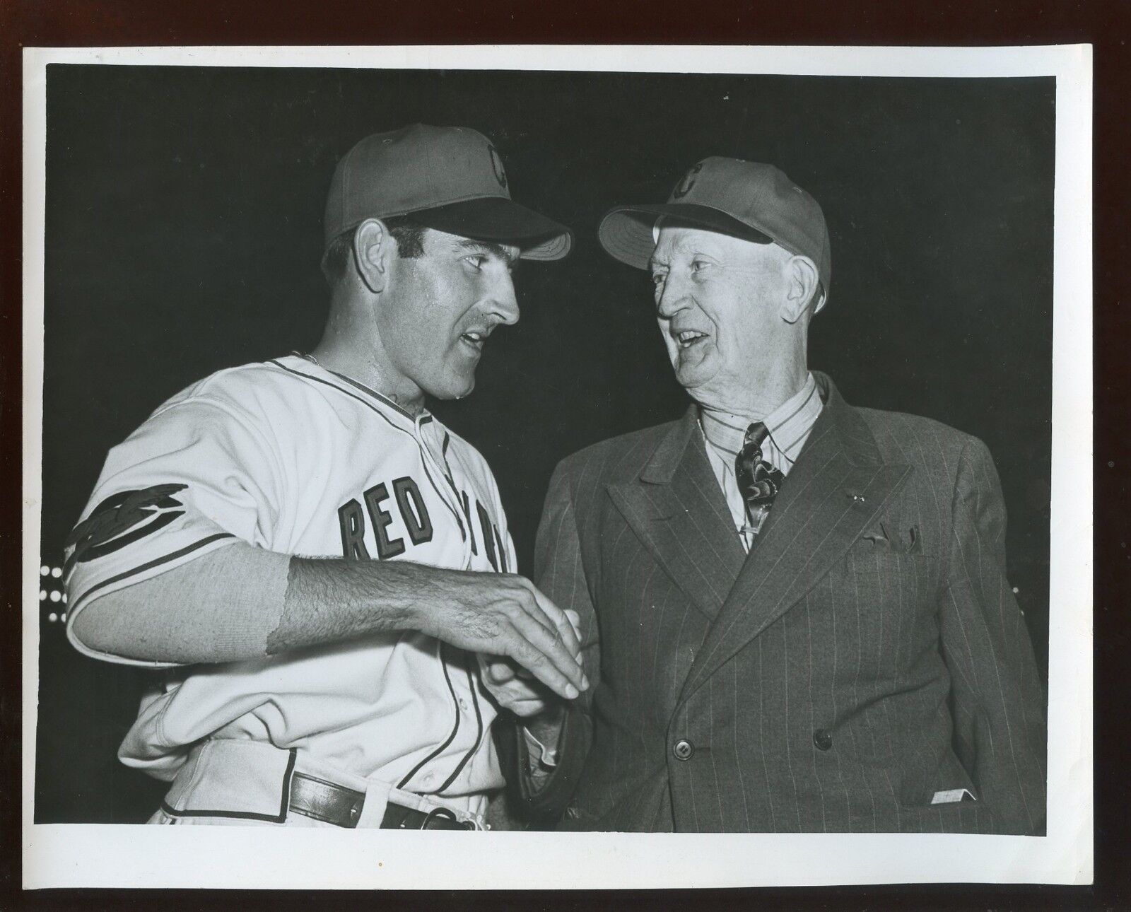 Vintage Cy Young Columbus Citizen 7 X 9 Photo