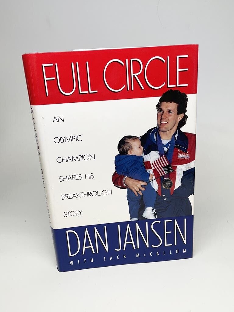 Dan Jansen Signed Book “Full Circle” Auto with B&E Hologram