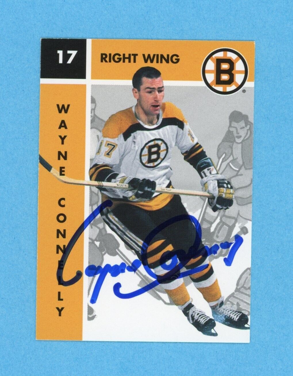 Wayne Connelly 1995-96 Parkhurst 1966-67 #20 Autographed Hockey Card