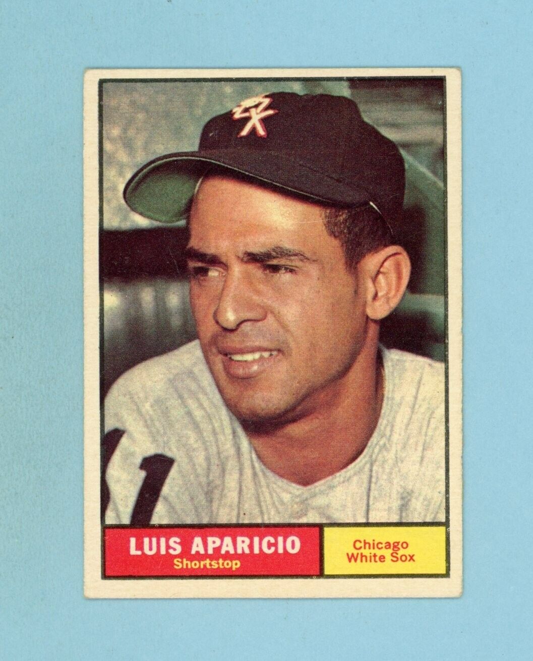 1961 Topps #440 Luis Aparicio Chicago White Sox Baseball Card EX