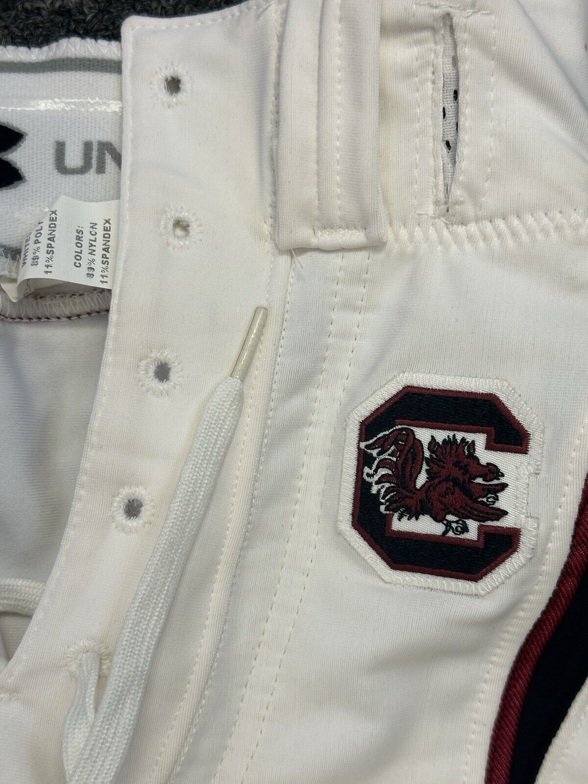 2008 South Carolina Gamecocks GAME USED Under Armour NCAA College Football Pants