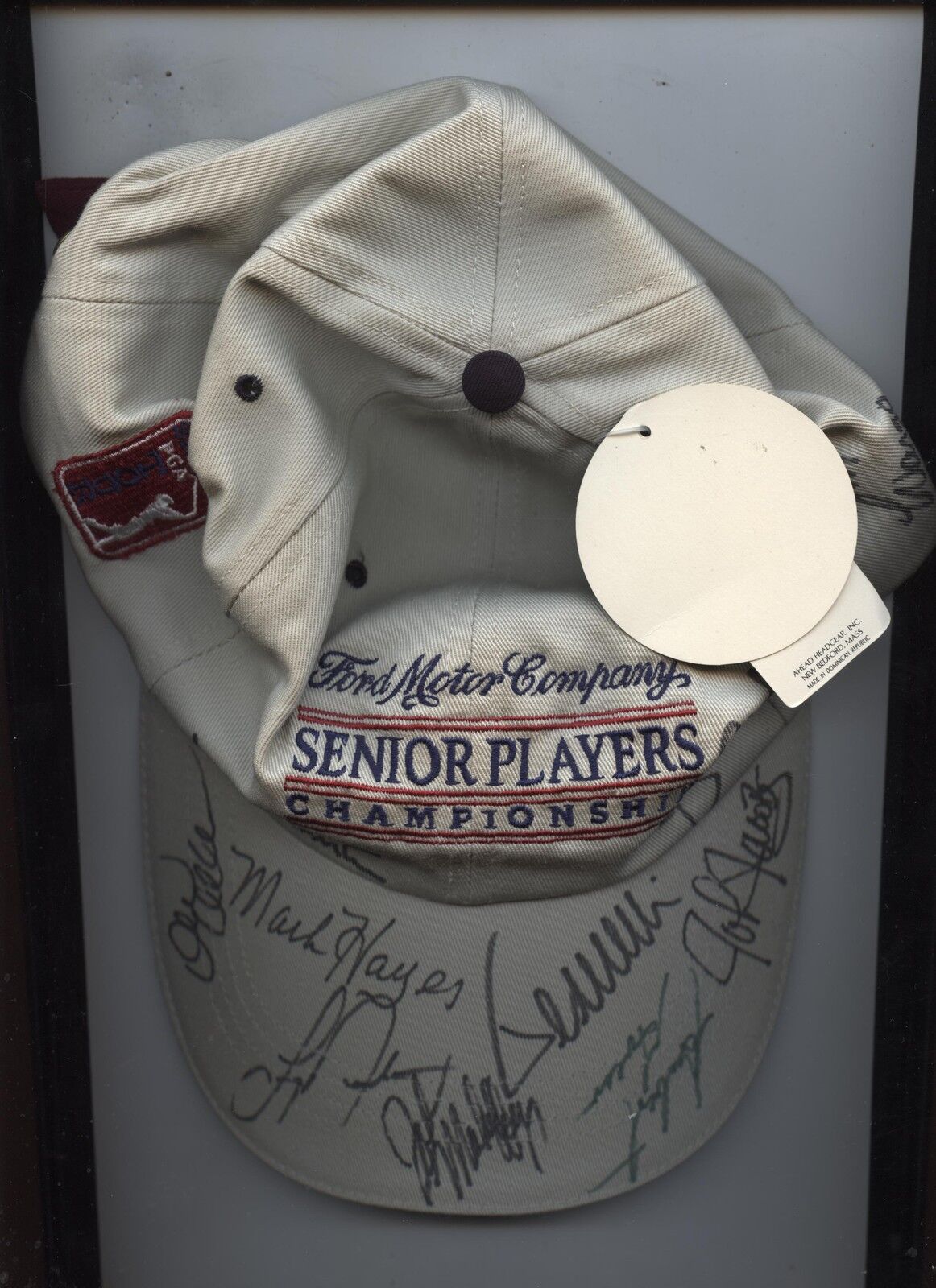 Senior Players Championship Autographed Cap 10 Signatures PSA/DNA LOA