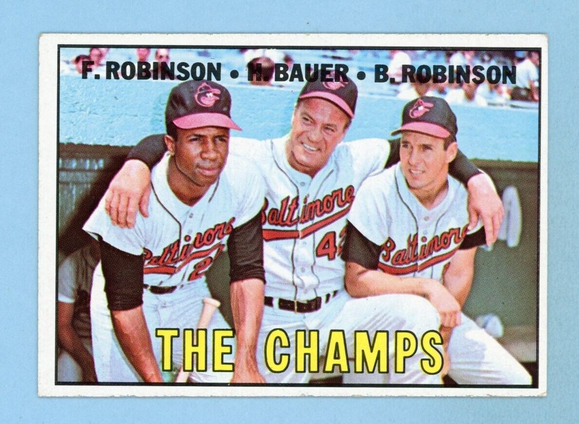 1967 Topps #1 The Champs Baltimore Orioles Baseball Card EX+