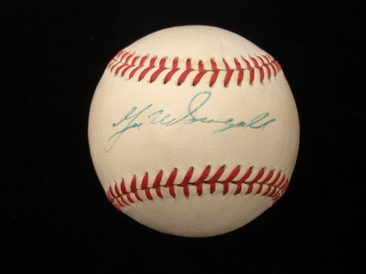 Gil McDougald NY Yankees Autographed Baseball 