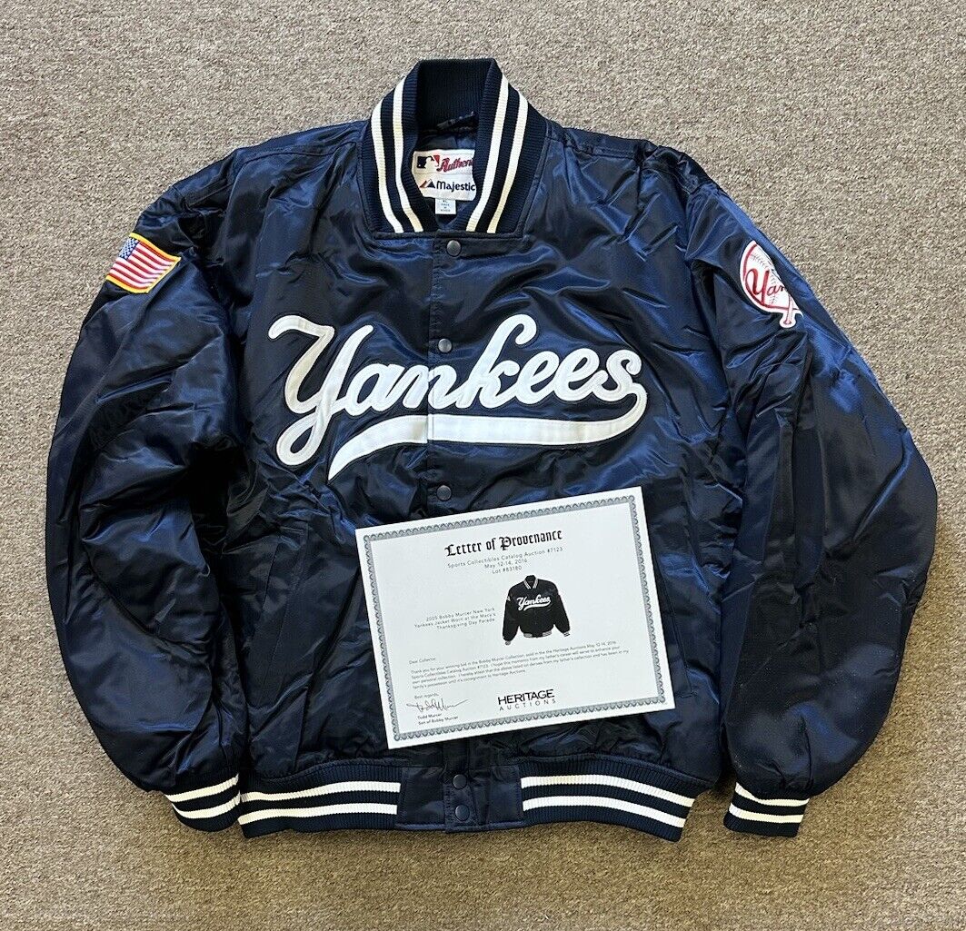 2005 Bobby Murcer New York Yankees Yankees Jacket Worn at Txgiving Parade w/ LOA