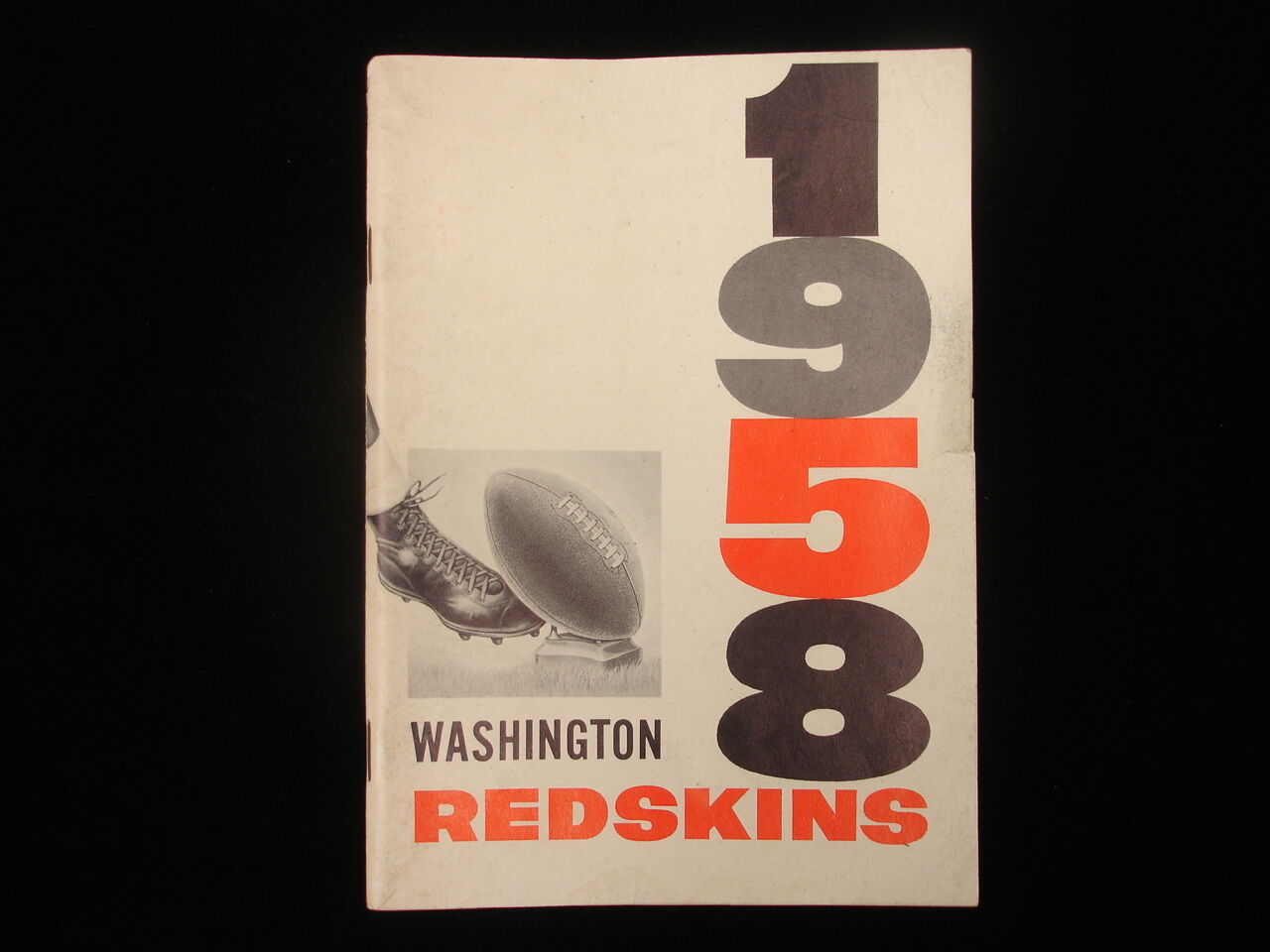 1958 Washington Redskins Yearbook / Media Guide