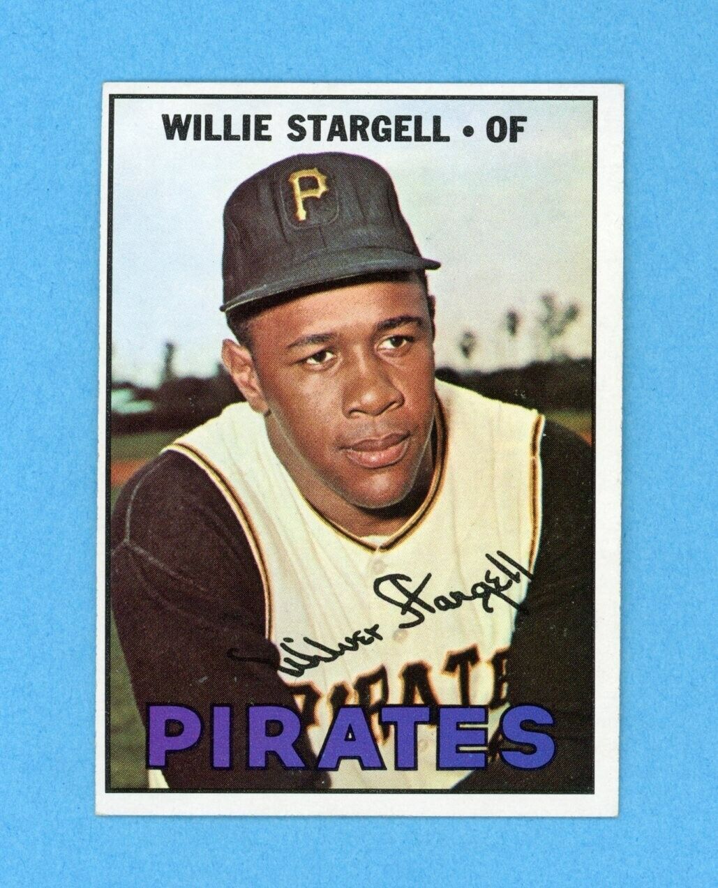 1967 Topps #140 Willie Stargell Pittsburgh Pirates Baseball Card Ex/Mt - NM o/c