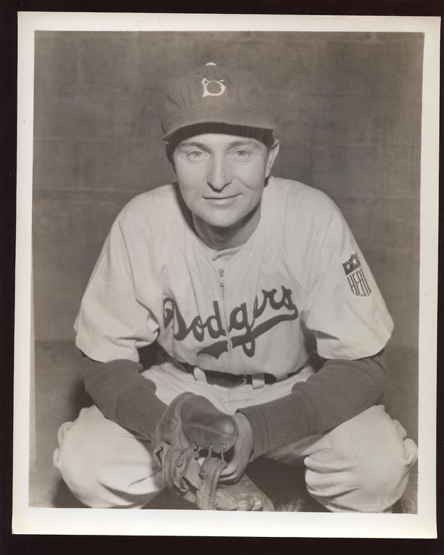 Original 1944 Paul Waner Brooklyn Dodgers Wire Photo